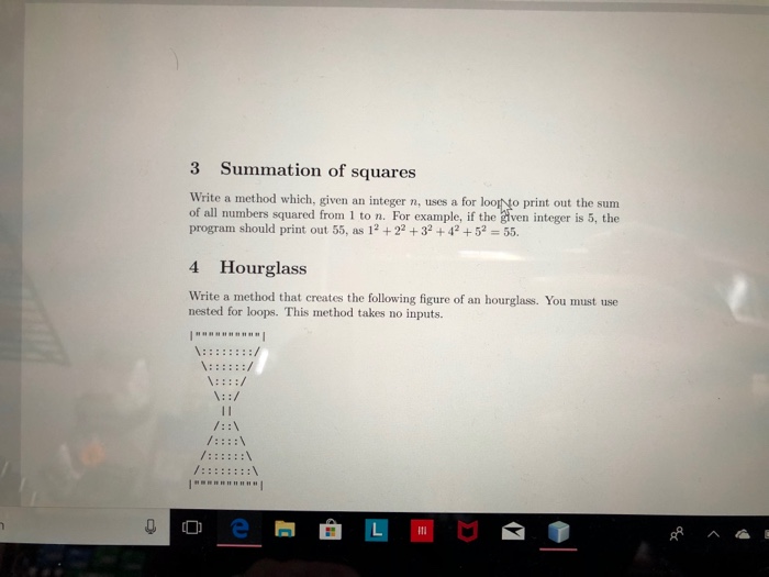  Please help solving this by using JAVA, using loop if possible.