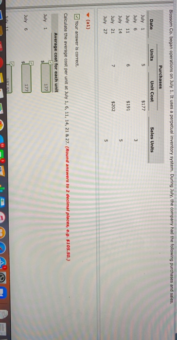 FIFO (2) moving-average cost and (3) LIFO (a2) Determine the ending inventory
