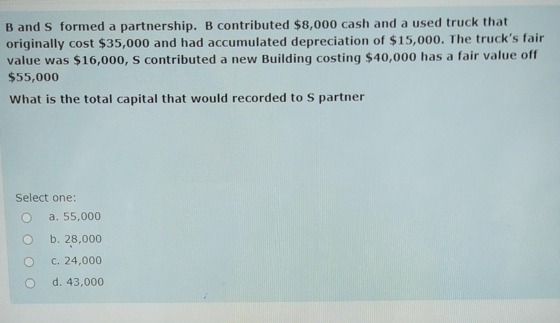 in journal entry will be Select one: a. cash b. withdrawal c.