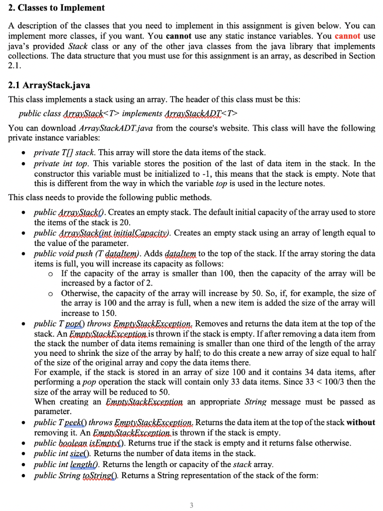 Removes and returns the top element from this stack. * @return T
