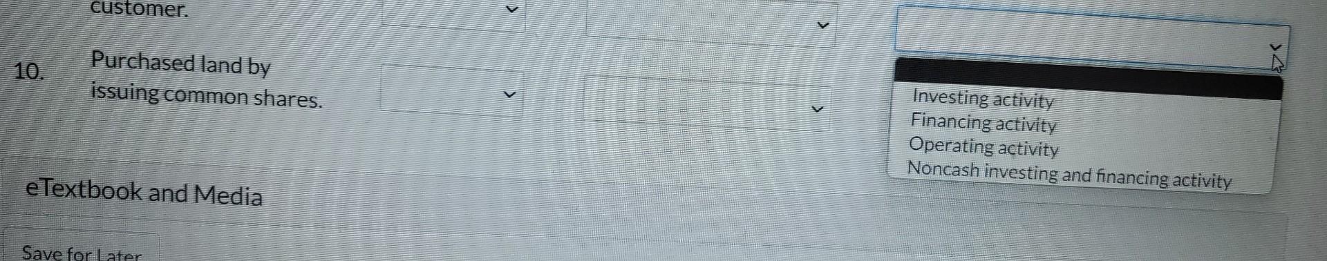 beside Cash is affected in the transaction; and (c) whether the transaction