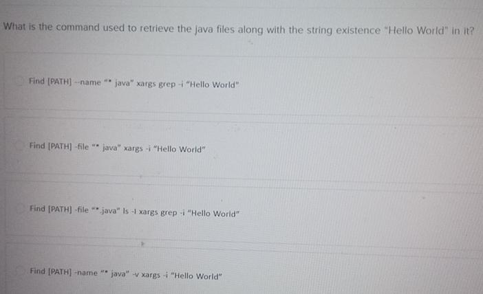  What is the command used to retrieve the java files along
