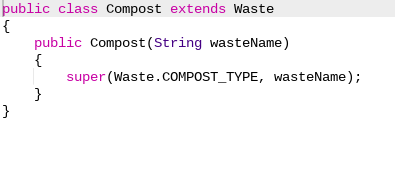 in the trash bin, compost should be put in the compost bin,
