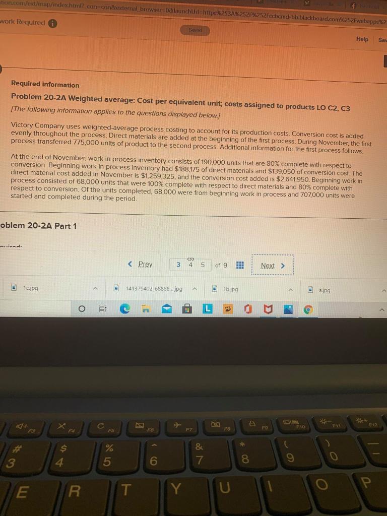  ation.convedt/map/index.html?_con=con external browser=0&launchurl=http%253A%252F%252Fechand-bb.blackboard.com%252Fwebapps%2 work Required Help Sas Required information Problem 20-2A