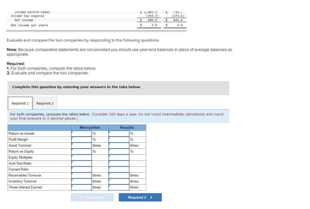 in the same industry; Chapters 3 and 4 [LO4-10] Presented below are
