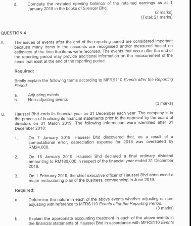 31 December 2018 Debit (RM) Credit (RM) Sales 18,400,000 Cost of sales