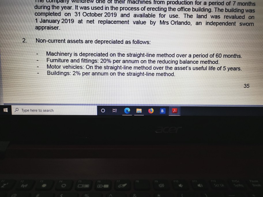 2019: R Land at valuation (note 1)........ 1 200 000 Office buildings