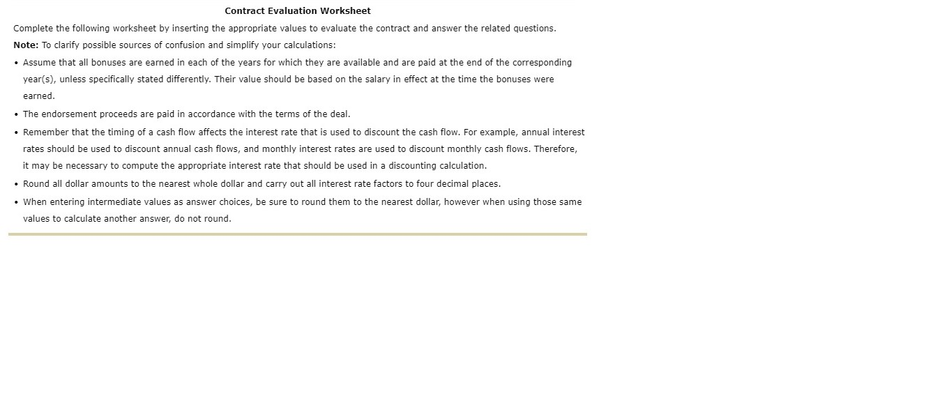 Player's annual salary will increase at the beginning of year 2 and