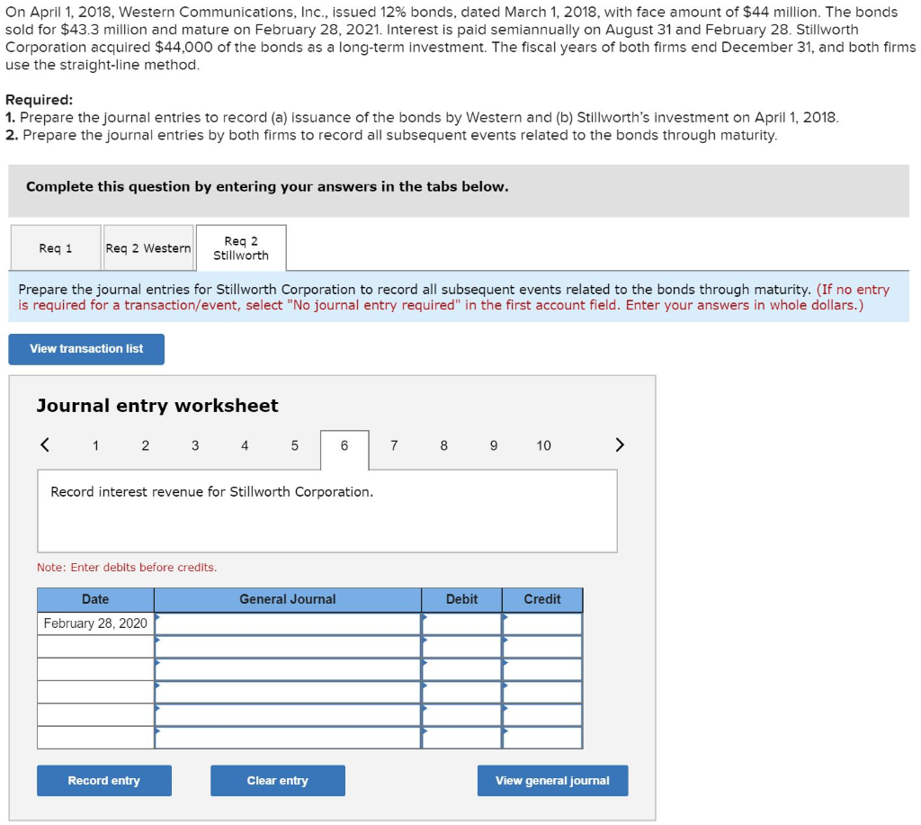 $44,000 of the bonds as a long-term investment. The fiscal years of