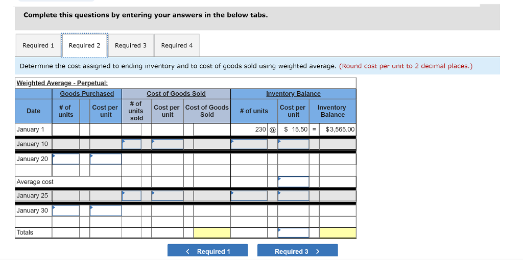 following information for the Exercises below. [The following information applies to the