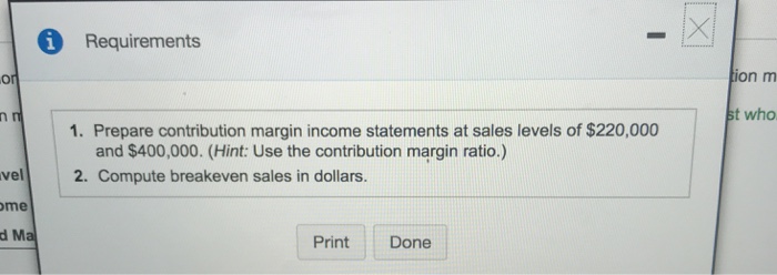 quarter results are as follows: (Click the icon to view the income