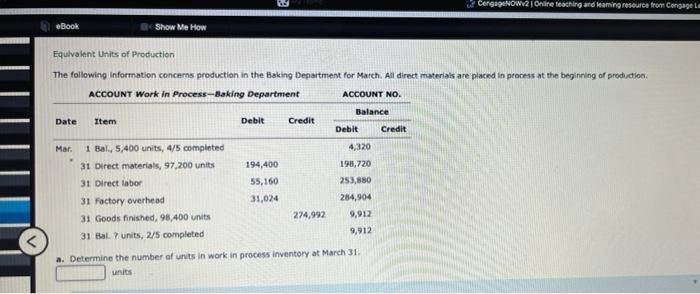 I need help please CengageNOW2 Online teaching and learning resource from Cengage