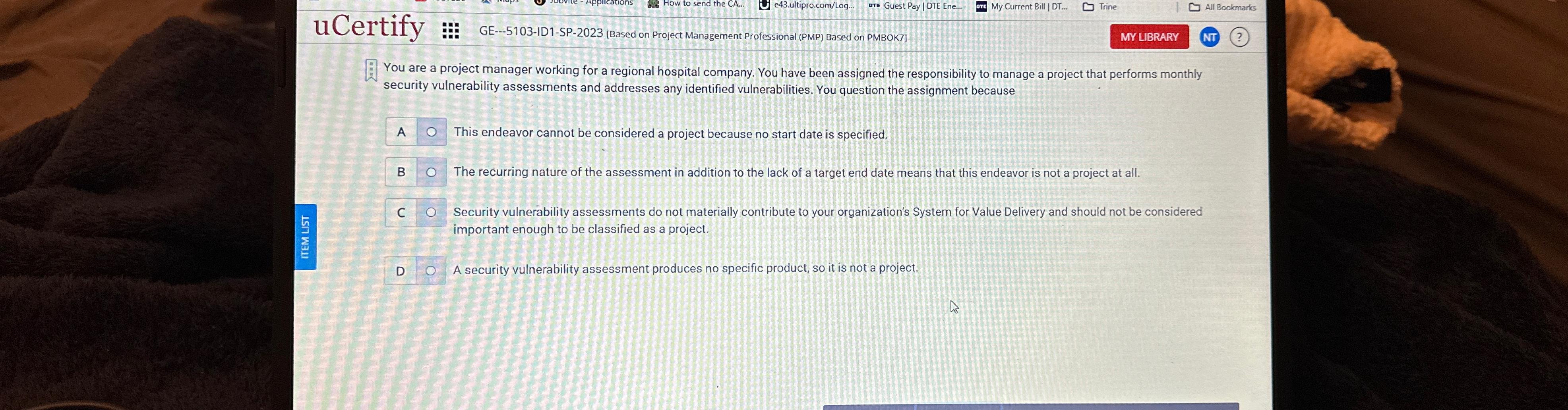  uCertify GE---5103-ID1-SP-2023[Based on Project Management Professional (PMP) Based on PMBOK7] MY