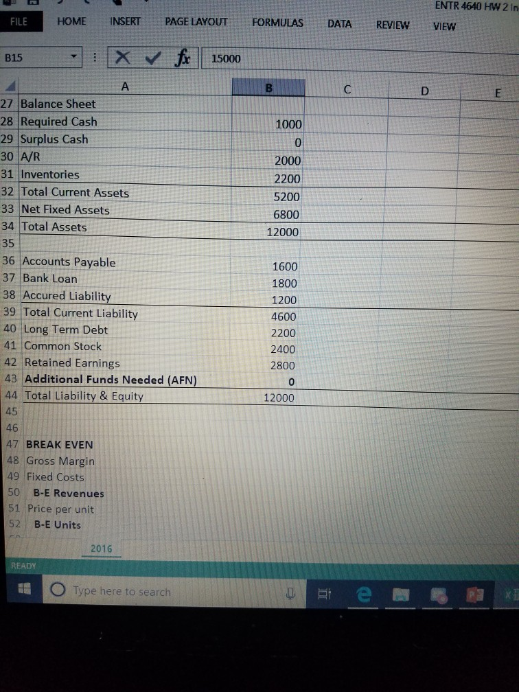 In this assignment you will create a forecast for the Minoso Corporation