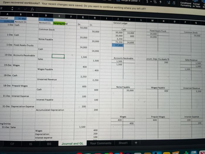  this is suppose to be a journal entry and posting to