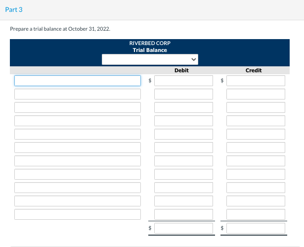 Here are the previous steps before this question: Part 3 Prepare