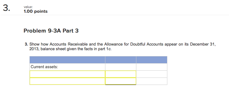Accounts receivable Allowance for doubtful accounts $ 902,031 debit 14,790 debit