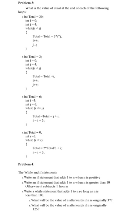 3, 4 along with output picture please thanks Problem 2: . Below