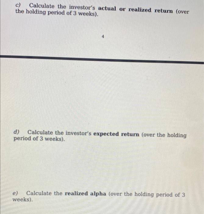 Problem 2: (20 points) A Canada-based investor buys shares of Toronto-Dominion Bank