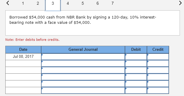 2017 Apr. 20 Purchased $36,000 of merchandise on credit from Locust, terms