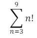  n=39n! 1. Write a C program that calculates the following mathematical