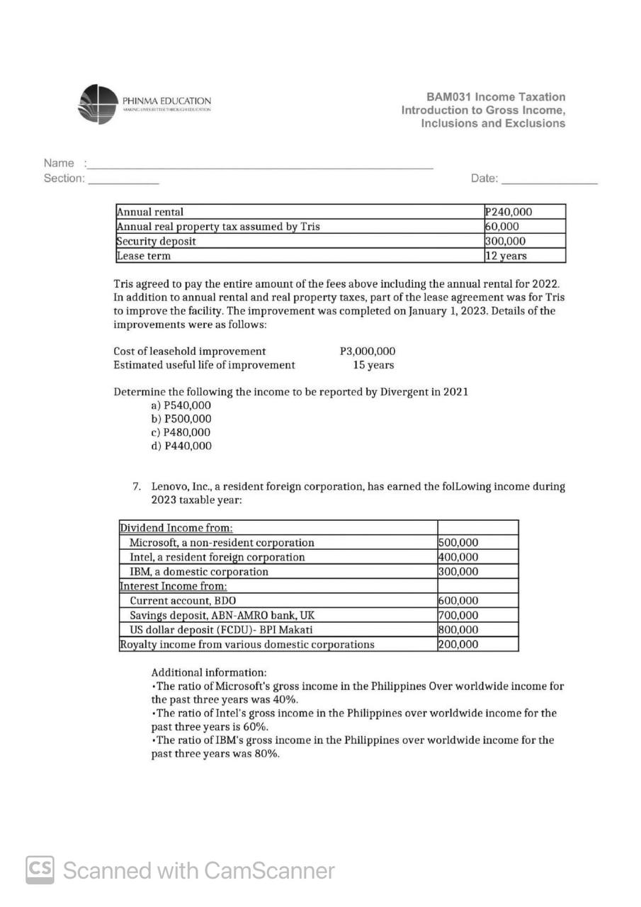 the past three years is 60%. -The ratio of IBM's gross income