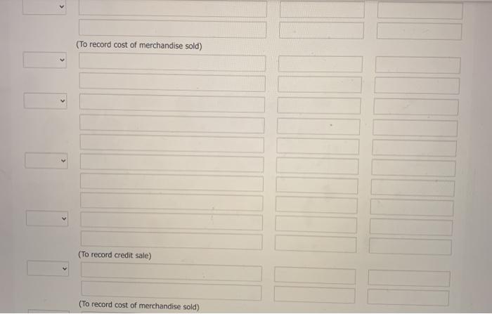 to all of its customers. During the month of June, the following