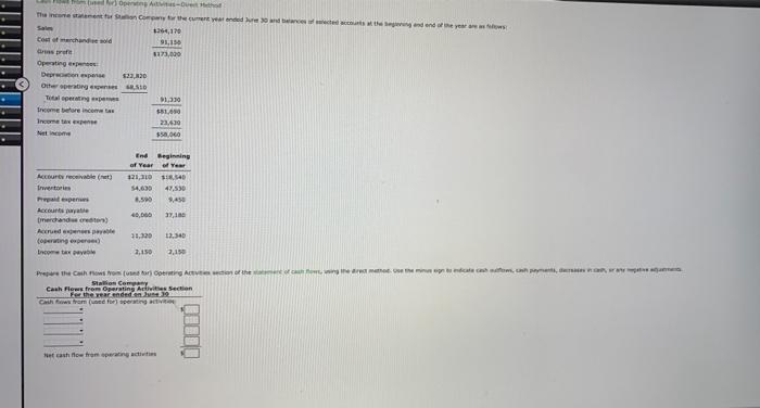 for Stallion Company for the current year ended June 30 a Prepare