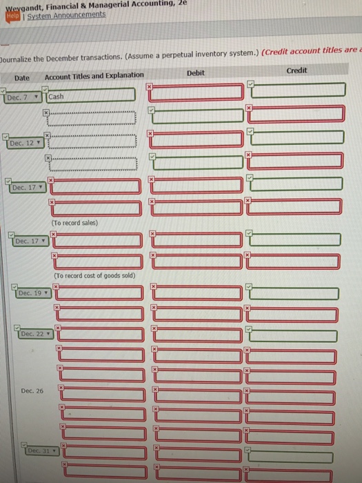 2017, Fullerton Company had the following account balances. Debit Cash Notes Receivable