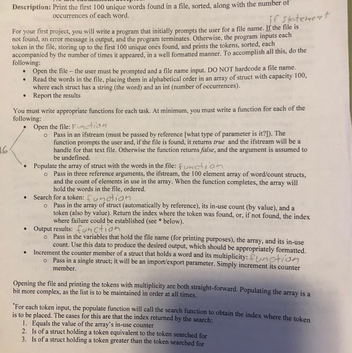  C++ Programming can anyone help me with this program. Description: Print