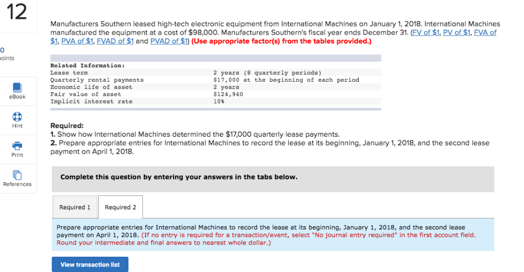 is not complete. Complete this question by entering your answers in the