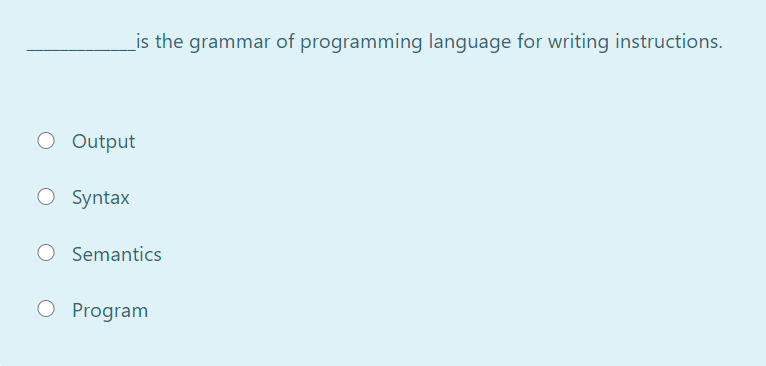 function User defined function is the grammar of programming language for writing
