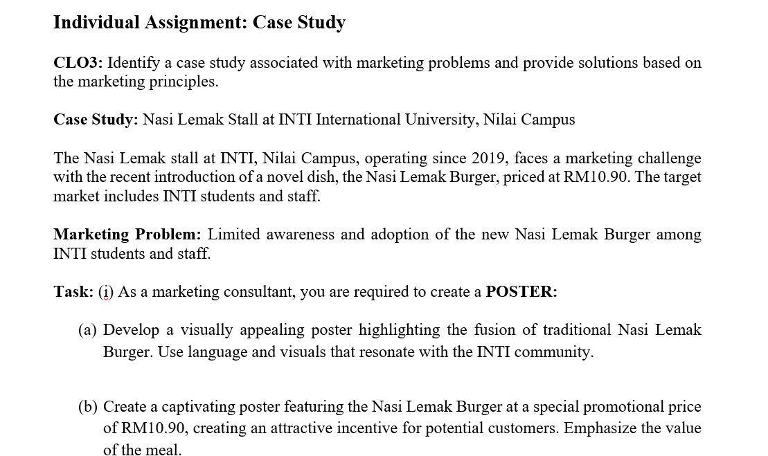 Individual Assignment: Case Study\ CLO3: Identify a case study associated with marketing
