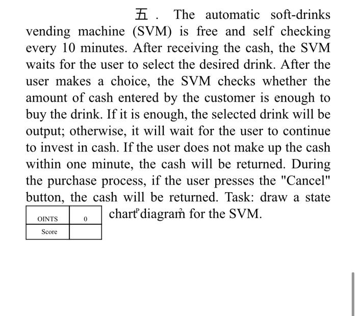  UML modeling ( state chart diagram ) ( PLEASE ANSWER AS