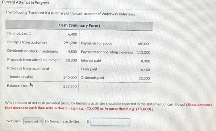Hi, looking for help solving this. Thank you! Current Attempt in Progress
