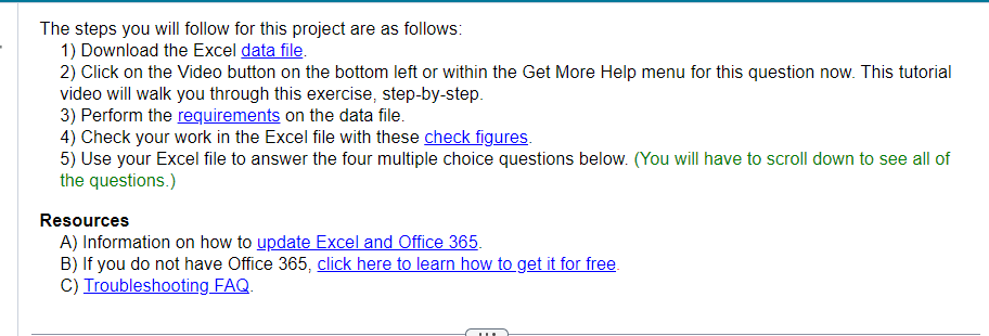  The steps you will follow for this project are as follows: