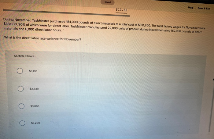 system in which direct materials inventory is carried at standard cost. Task