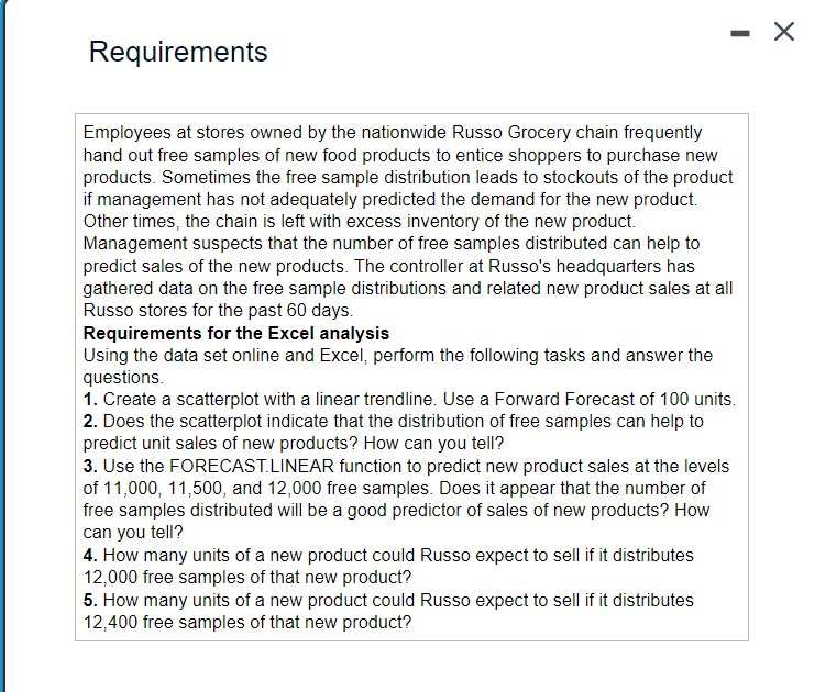 step-by-step. 3) Perform the requirements on the data file. 4) Check your