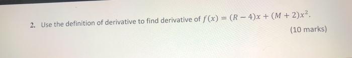 slope of the demand curve and supplied curve (4 marks) d. If