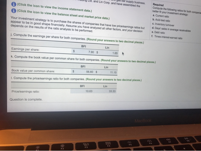 earnings per share? need detail caculation thankssss!!!!!!! Problen Jens Har below: aber