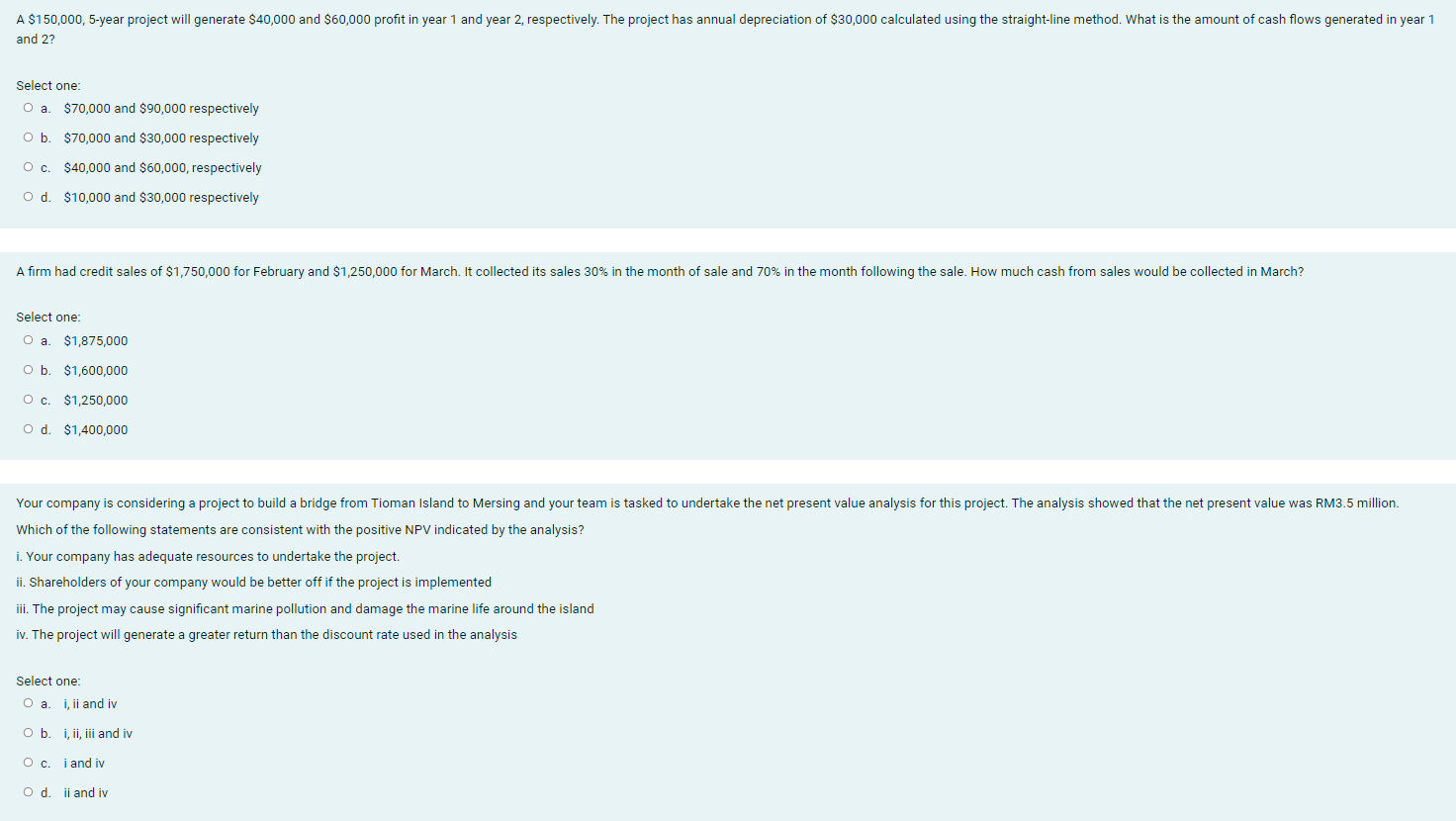 expect the change in variable costs to affect (i) profit (assuming sales