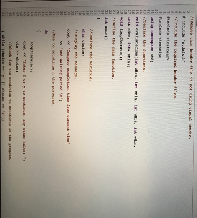 this wrong code. S.2: Time Write a program that requests the current