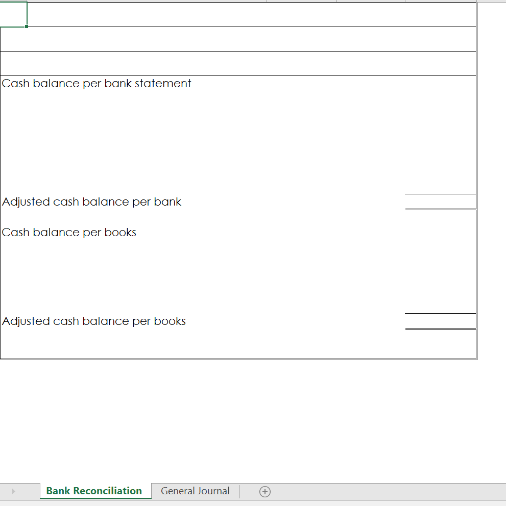 balance the bank statement to the accounting books. He gives you his