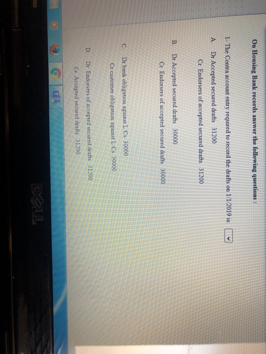 1/1/2019 Housing Bank received Documents of Letter of credit No. 14/2019 by