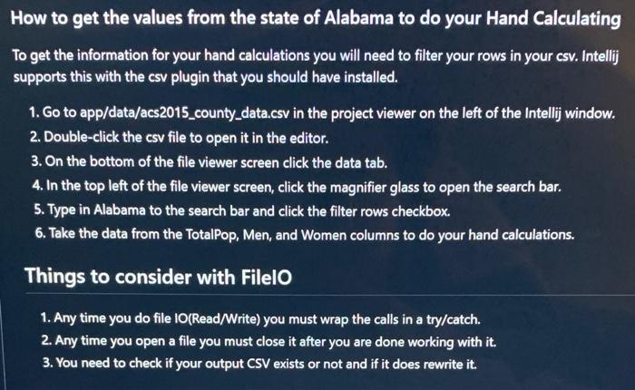 data about the United States Census in 2015. We will be looking