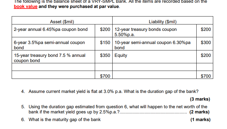  the above values are book values and should be converted into