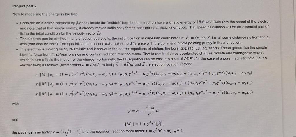 cyclotron radiation emission technique measures the electron kinetic energy using frequency as