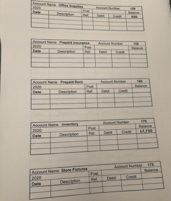 2021 Cycle Problem Transactions e following transactions took place during the month