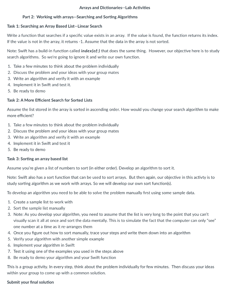  Program is in Swift, please explain. Thank you!