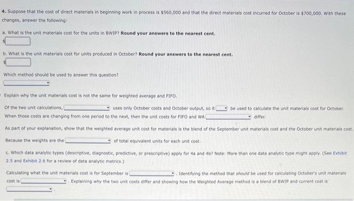 in process had 125,000 units, 40 percent complete with respect to conversion